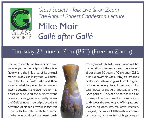 THE ANNUAL ROBERT CHARLESTON LECTUREFREE ZOOM TALK